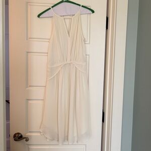 Banana republic Elegant Cream Sleeveless Dress